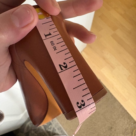 REFORMATION Lou Lou Block Heel Mule In Brown Size‎ 6.5 - Picture 10 of 10